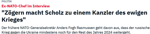 Zögern macht Scholz zu einem Kanzler des ewigen Krieges