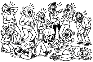Wir lachen alle mal
